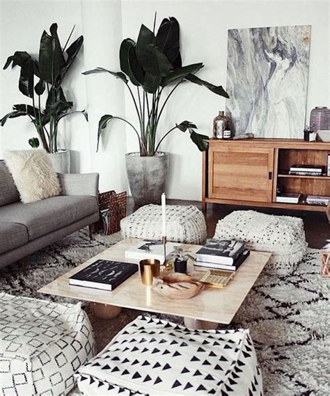 Cozy Modern Bohemian Living Room Designs