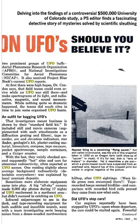 Raumfahrtastronomie Blog Von Cenap Blog Ufo Forschung Ufo History