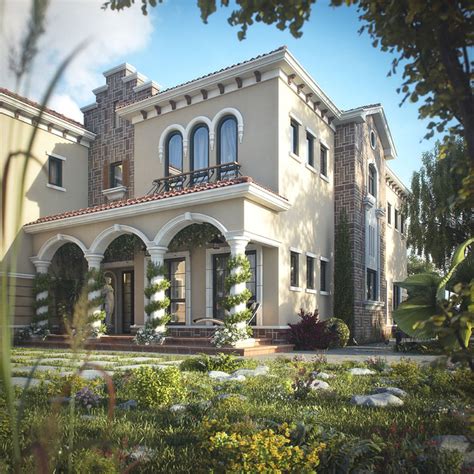 Tuscan Inspired Villa In Dubai Idesignarch Interior Design