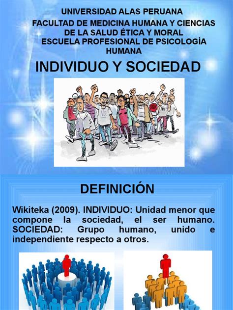 Individuo Y Sociedadppt Sociedad Homo Sapiens