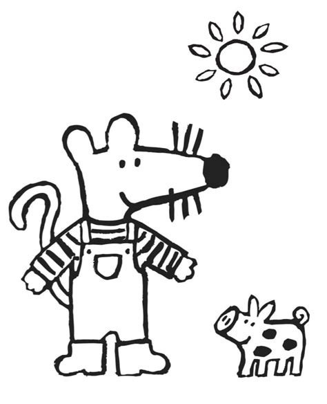 Maisy Coloring Pages Free Printable Coloring Pages For Kids