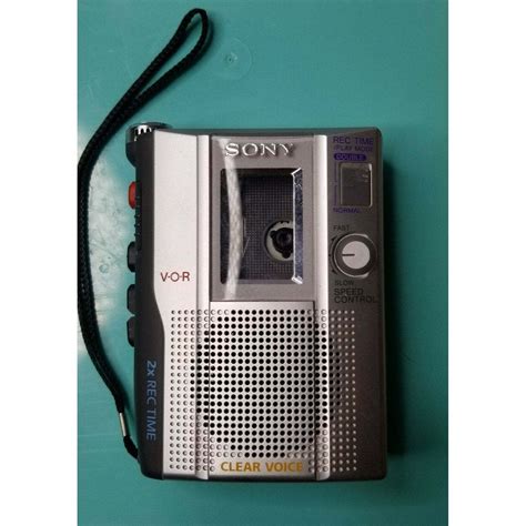 Sony Pressman Tcm 220dv Handheld Cassette Voice Recorder Player