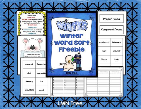 A Wonderful Winter Literacy Activity Packet Classroom Freebies