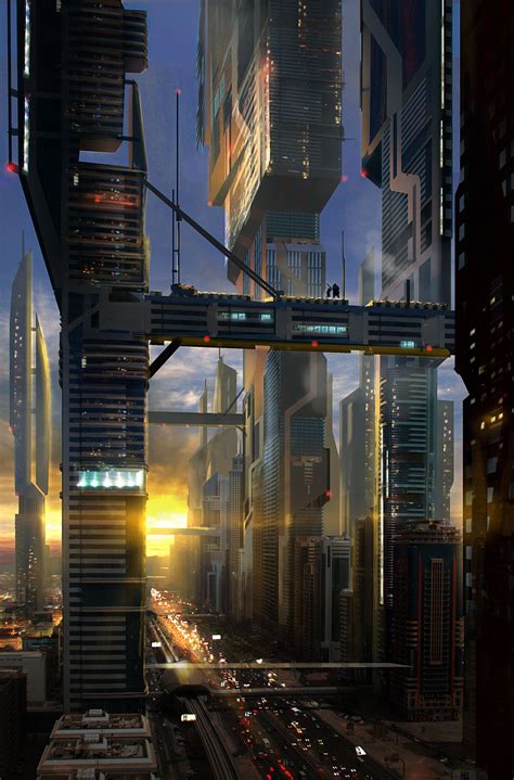 Sci Fi Cityscape By Lino Drieghe Valhallan Nebula Sci Fi City Sci