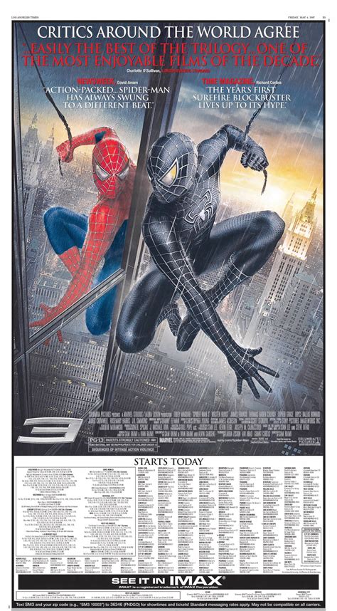 It was directed by sam raimi from a screenplay by raimi, his older brother ivan and alvin sargent. In honor of Spider-Man 3's 12th anniversary, I present ...