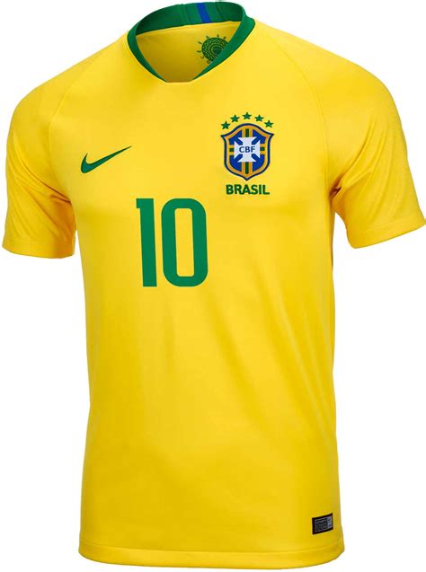 Brazil Neymar 10 Home Kids Soccer Jersey All Youth Sizes Ages Jackets