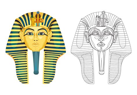 Tutankhanun Mask Clipart Clipground