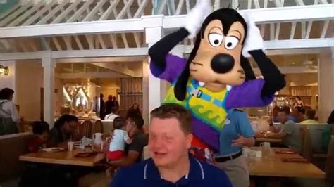 Goofy At Disneys Cape May Cafe Character Breakfast Youtube