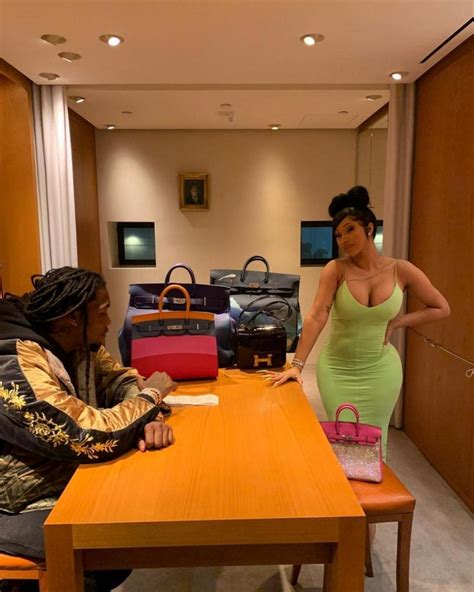 Cardi B shows off her massive Hermès Birkin bag collection with 26 of