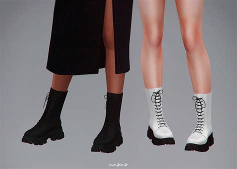 Mmsims Is Creating The Sims 4 Cc Patreon Sims 4 Boots Sims 4 Clothing