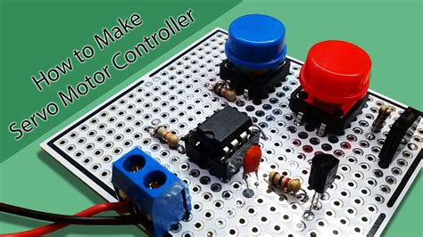 How To Make Servo Motor Controller Using 555 Timer Ic With Out