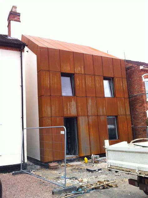 Scaffolding Finally Down Revealing The Amazing Corten Finish Our