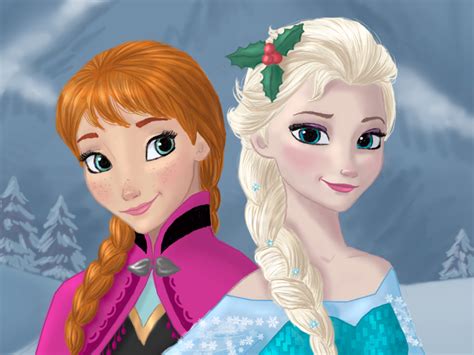 Anna and Elsa - Frozen Fan Art (37928291) - Fanpop