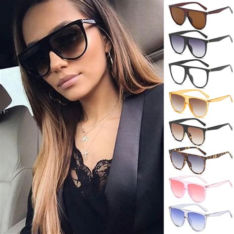 New Oversized Square Sunglasses Women Men Brand Designer Big Sun