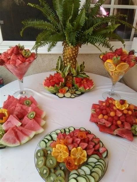 Pin By Renee Howard On Fruit Displays Fruit Platter Ideas Party