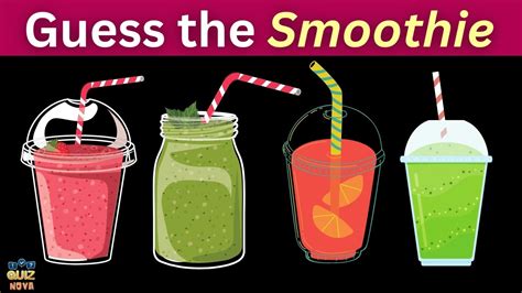 Guess The Smoothies By Emoji Drink Emoji Quiz 🍹🥤 Youtube
