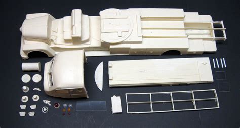 125 Scale Model Resin 1957 Seagrave Canopy Cab Aerial Ladder Fire Truck Conversion Kit