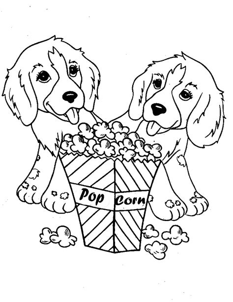 These dog coloring sheets will familiarize your kid with the dog. Popcorn Coloring Pages Printable at GetColorings.com ...