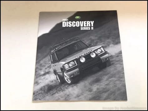 Land Rover Discovery Series Ii Page Original Car Sales Brochure