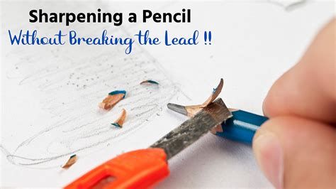 Diy Techniques For Sharpening Pencils Without Breaking The Lead By