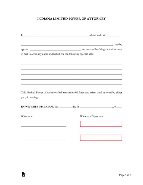 How To Fill Out A Limited Power Of Attorney Form