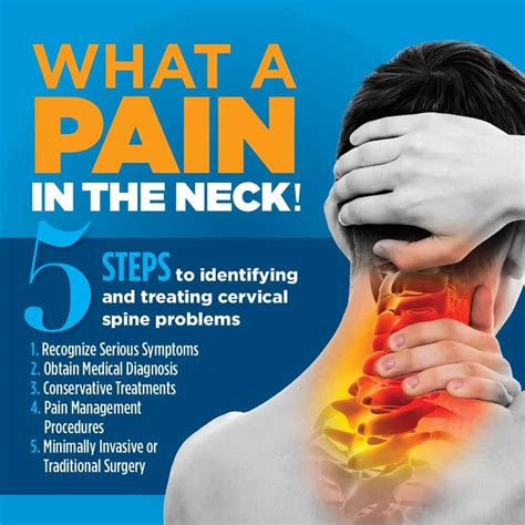 Neck Pain Causes And Treatment Infographic Neurosurgery One
