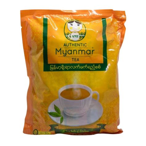 Authentic Instant Myanmar Tea Mix 3 In 1 Golden Mandalay