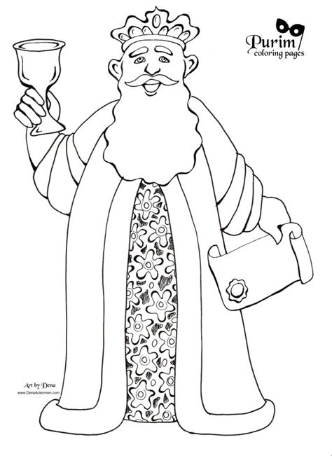 All rights belong to their respective owners. Purim Coloring Pages! - Dena Ackerman