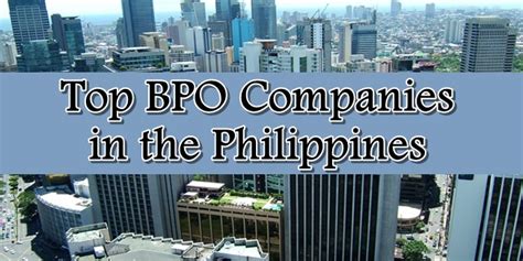 top bpo companies philippines list of top 40 bpo companies