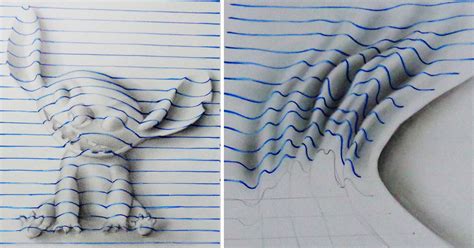 Everyone can learn 3d trick art with this simple trick.i have used. 3D Doodles By Joao Carvalho Seem To Leap Off The Page ...
