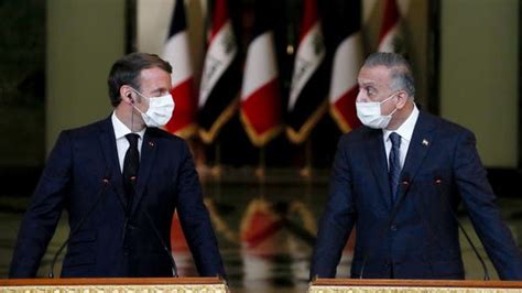 Iraqi PM, French President Macron discuss nuclear plant project in Baghdad | Al Arabiya English