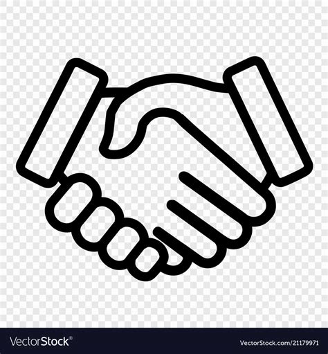 Handshake Symbol Sign Icon Cut Files For Cricut Clip Art Etsy The