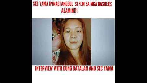 live interview with sec yama and dong batalan yama pinagtanggol si