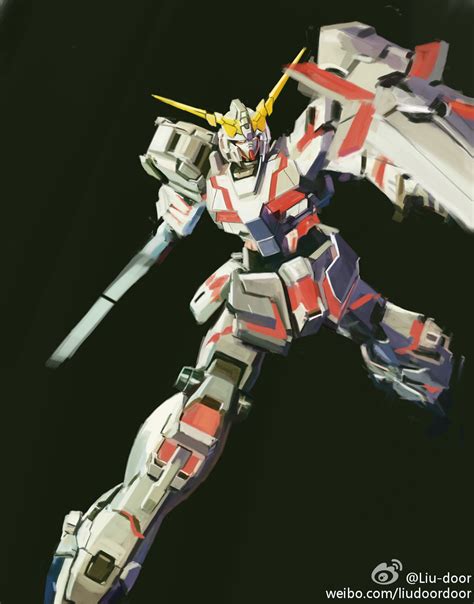 Mg Unicorn Gundam Box Art Tutorial Gundam Kits