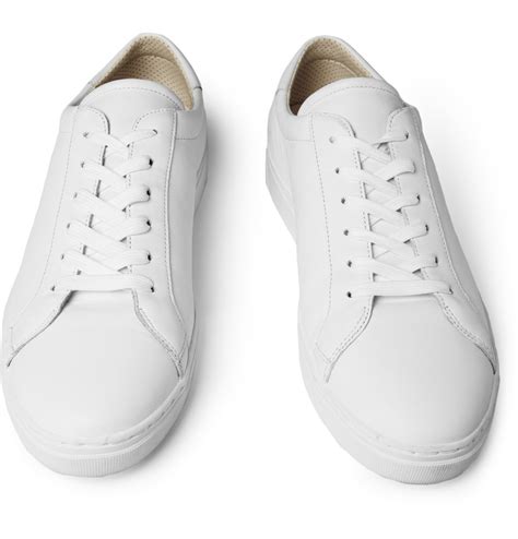 Dolce And Gabbana Leather Sneakers In White For Men Lyst