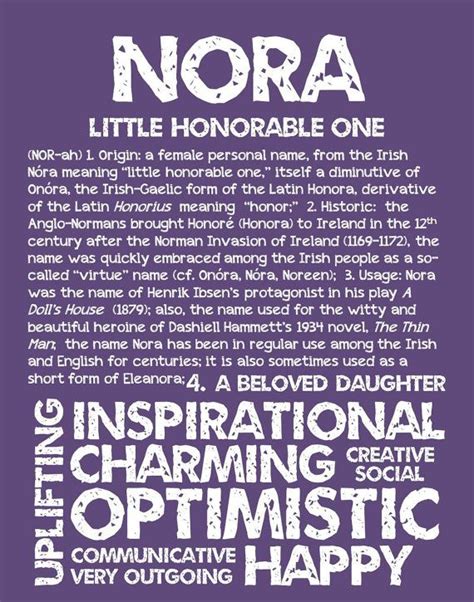 Name Meaning For Nora Baby Name Meaning