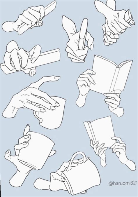 16 Drawing Hand Holding Object Hand Drawing Reference Drawing