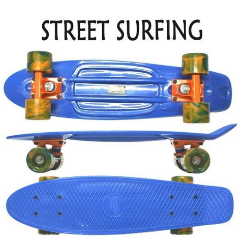 Street Surfingストリートサーフィン Plastic Cruiser Beach Board Ocean Breeze ミニ