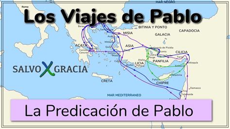 Mapa Viajes De Pablo En Blanco