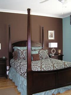 ideas  blue  brown bedroom