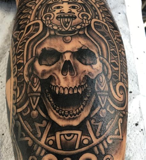 100 best aztec tattoo designs [ideas and meanings in 2019]