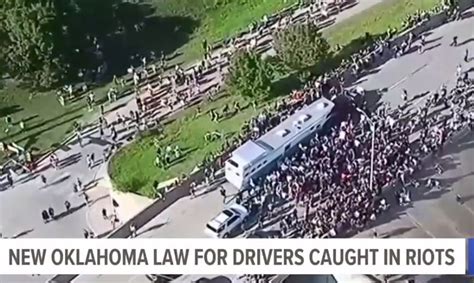 Oklahoma Governor Signs Bill Protecting Drivers Who Hit Unhinged Protesters Blocking Streets And
