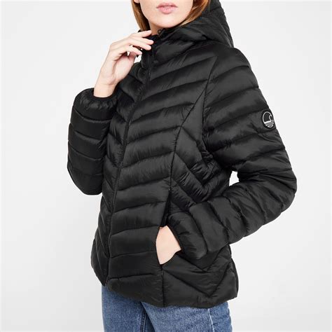 soulcal micro bubble jacket ladies puffer jackets lightweight sports direct my