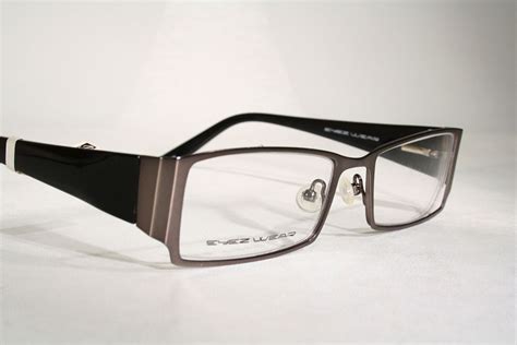 Rectangular Manly Smart Eyezwear Mens Metal And Black Eyeglasses Frames Glasses Ebay Ripvanw