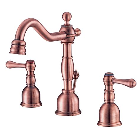 Where to buy faucets online for sale? Danze Opulence Antique Copper Traditional Mini-Widespread ...