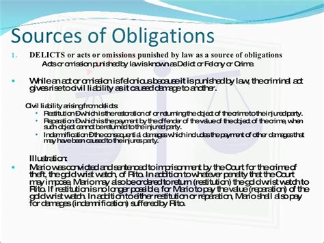 It argues that distinct and concurrent obligations arise from two separate sources. Law On Obligations And Contracts boa