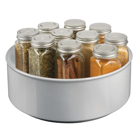 We treat our goods as we would an employee, having a job to do, a price for the business, and a benefit to our customers. Gray Plastic Kitchen Pantry Lazy Susan Turntable Storage ...