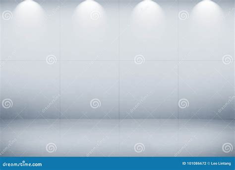 White Wall With Light Stock Photo Image Of Frame Concept 101086672