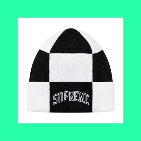 Supreme Checkerboard Beanie Ωγ メルカリ