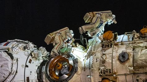 Watch Russian Cosmonauts Spacewalk Outside Space Station Today Space